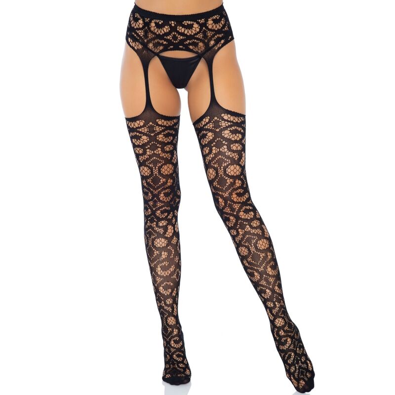 LEG AVENUE - MEDIAS CON LIGUERO TALLA ÚNICA