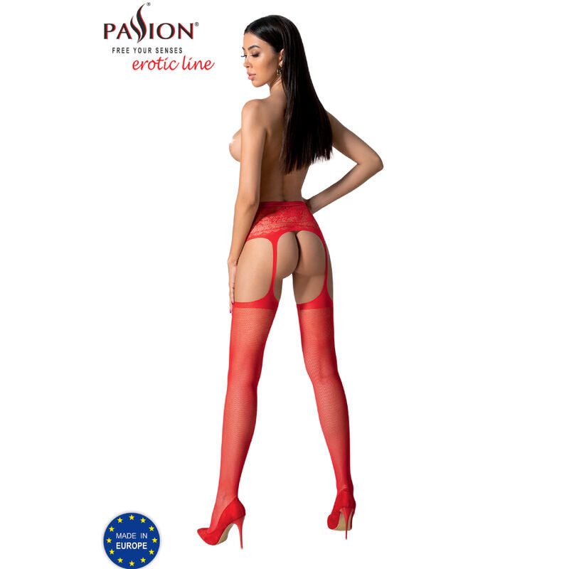 PASSION - S028 MEDIAS CON LIGUERO NEGRO TALLA ÚNICA