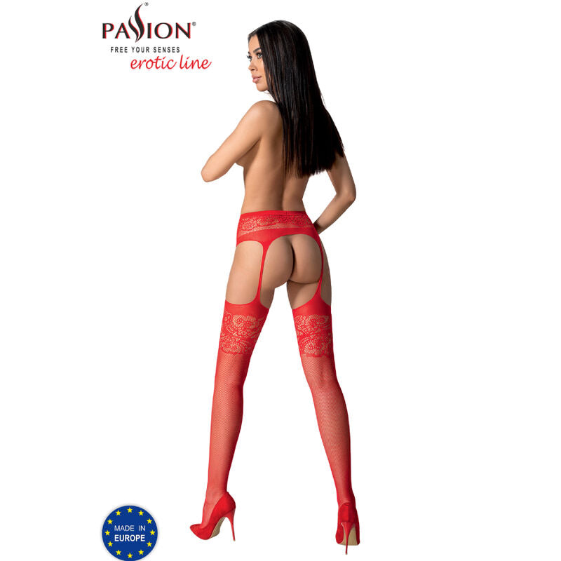 PASSION - S029 MEDIAS CON LIGUERO NEGRO TALLA ÚNICA