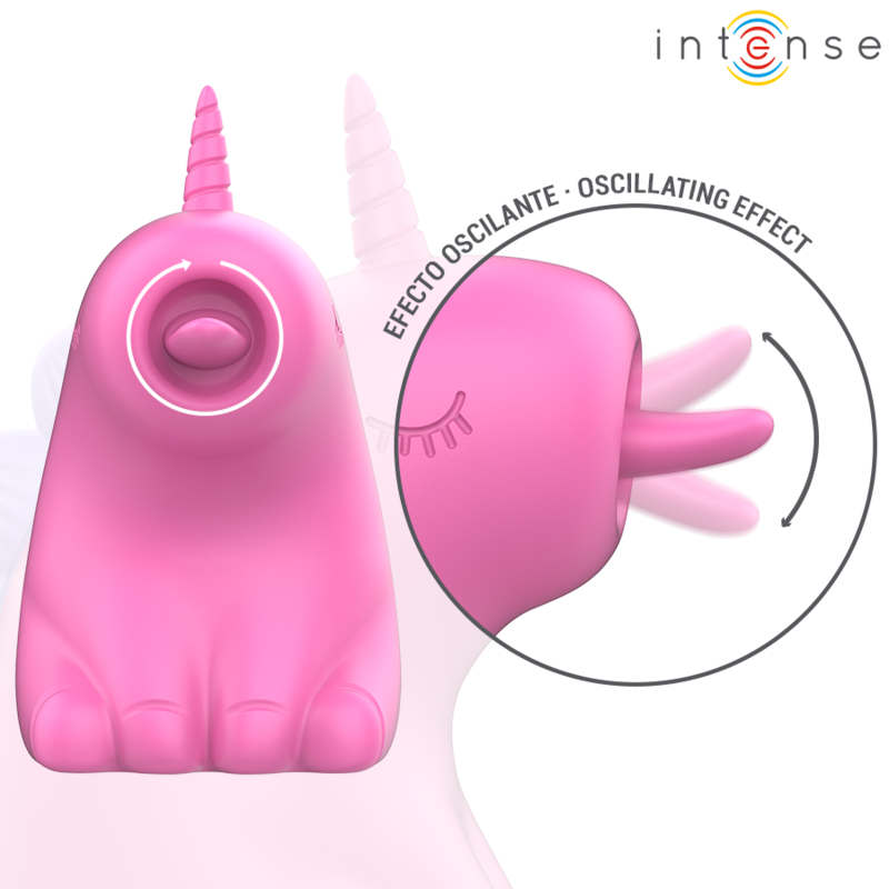 INTENSE - PINKIE ESTIMULADOR CON LENGUA ROTADOR 360º