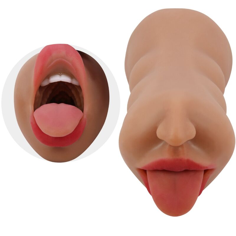 CRAZY BULL - SARAH MASTURBADOR DOBLE BOCA & VAGINA NATURAL