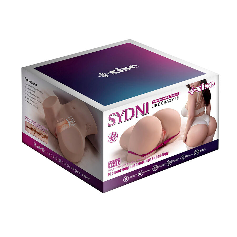 XISE - SYDNI MASTURBADOR VAGINA REALÍSTICO MULTIPOSICIÓN CON THRUSTING