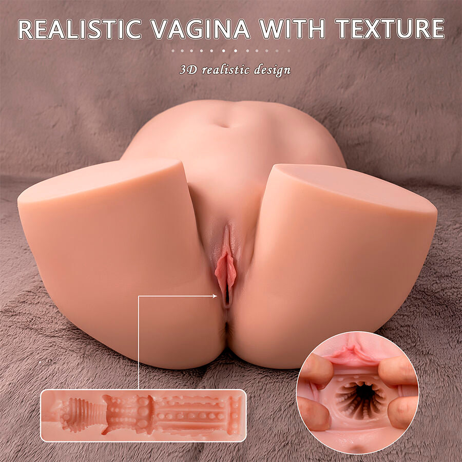 XISE - ETHEL THRUSTING MASTURBADOR VAGINA REALÍSTICO CON VIBRACIÓN MULTIPOSICIÓN