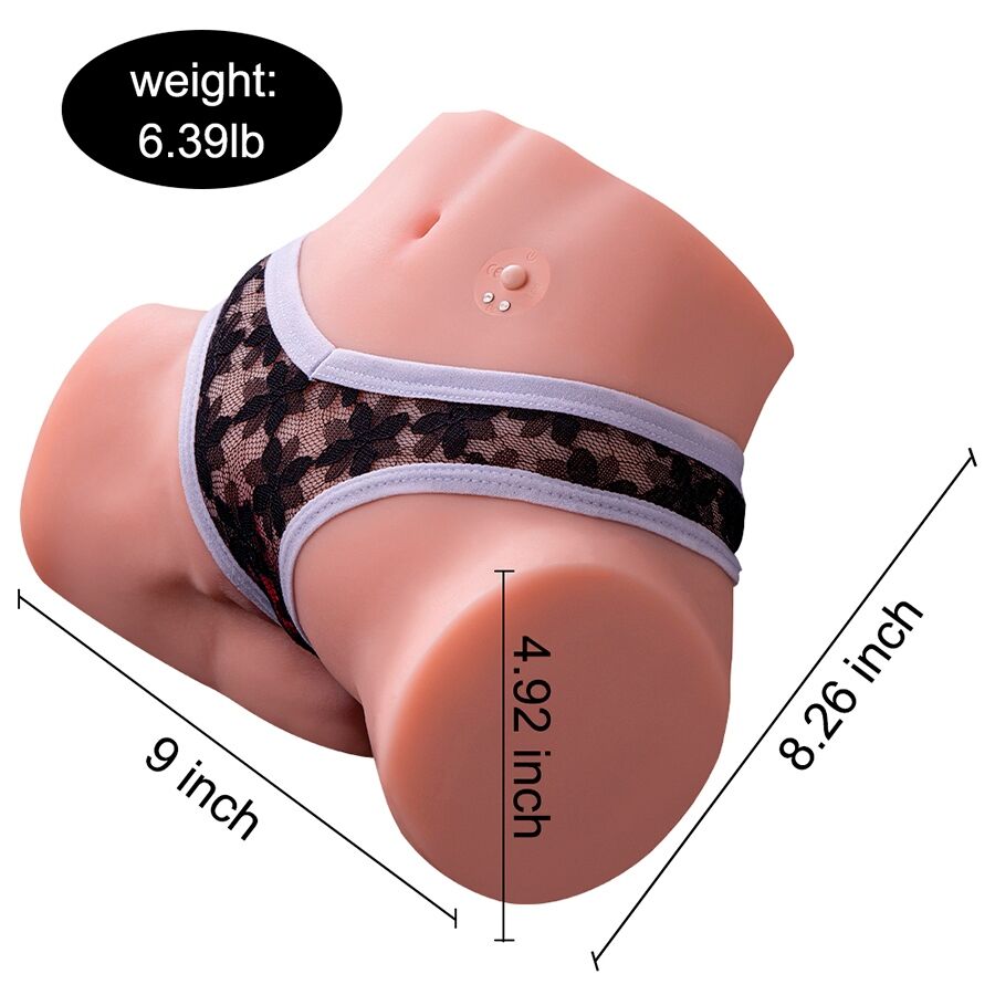 XISE - TRACY VIBRATING MASTURBADOR VAGINA Y ANO REALÍSTICO MULTIPOSICIÓN CON VIBRACIÓN