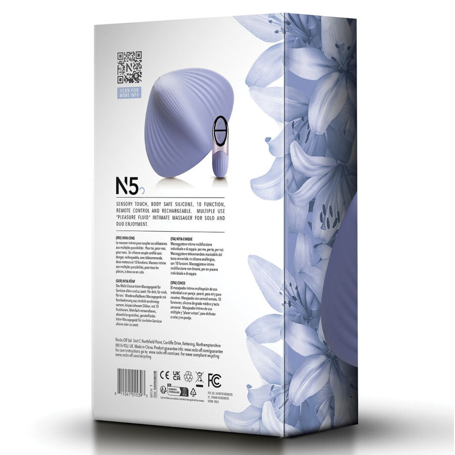 NIYA - N5 MASAJEADOR ÍNTIMO MULTIUSO CON CONTROL REMOTO
