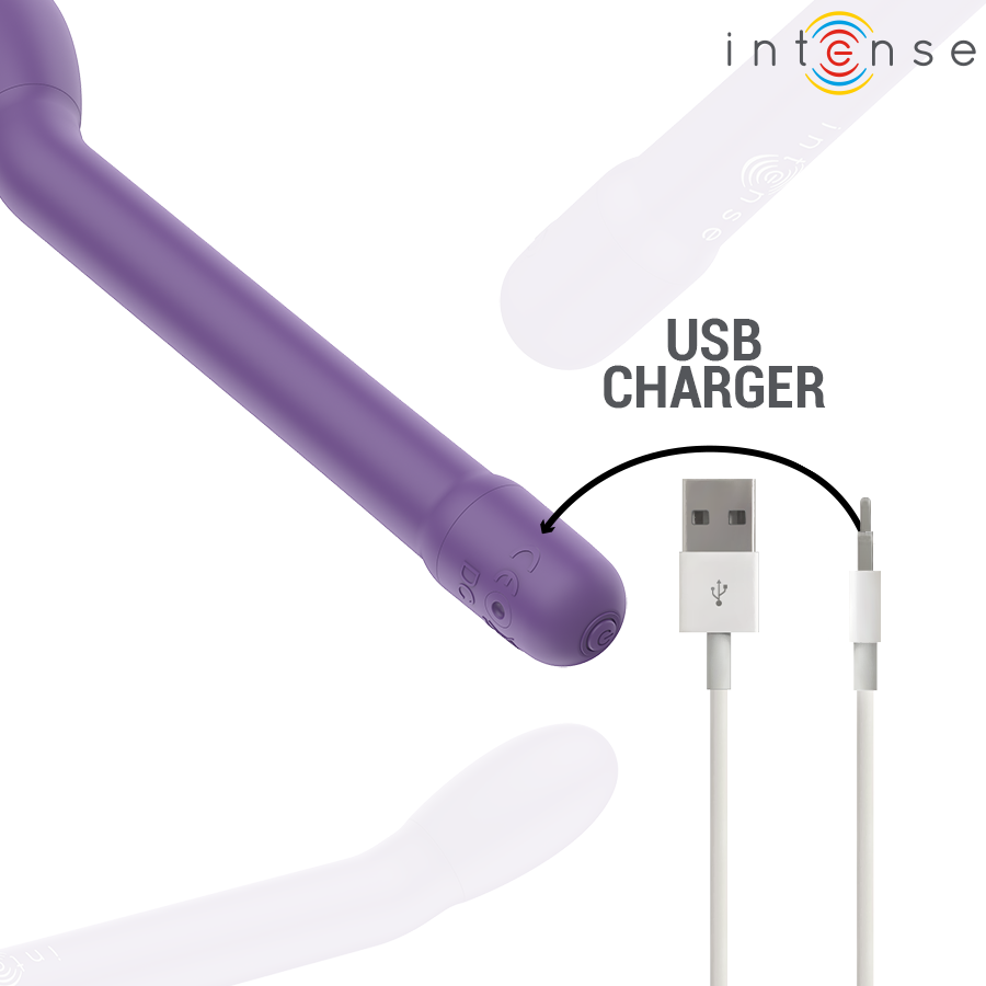 INTENSE - KARLIE ESTIMULADOR PUNTO-G RECARGABLE MORADO
