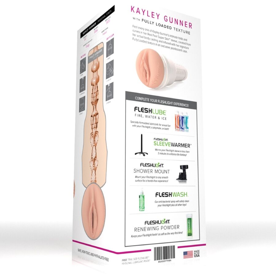 FLESHLIGHT - KAYLEY GUNNER MASTURBADOR VAGINA