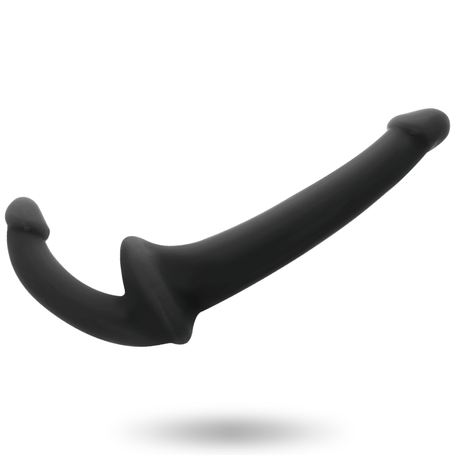 ADDICTED TOYS - DILDO CON ARNÉS SIN SUJECIÓN NEGRO