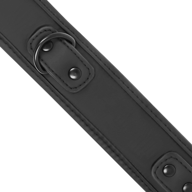FETISH SUBMISSIVE - COLLAR CON CADENA CON FORRO DE NEOPRENO